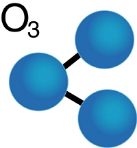 ozone molecule