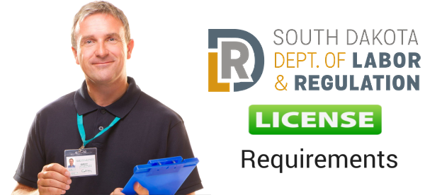 South Dakota home inspector license requirements